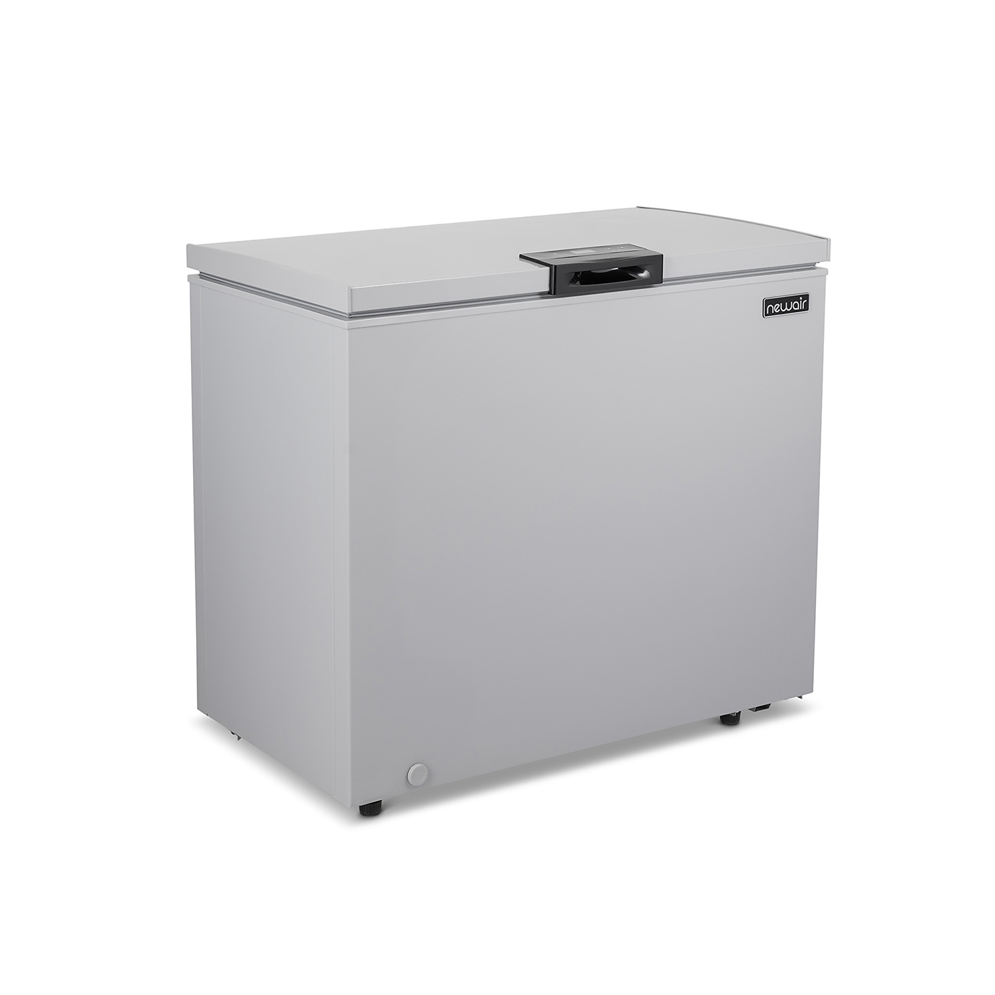 Newair, 6.7 cu.ft. Top Open Chest Freezer, Glossy Gray, Freezer Capacity 6.7 ft³, Model# NFT070GA00